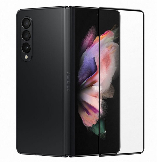 3D Tempered Glass for Samsung Galaxy Z Fold 4 5G, black