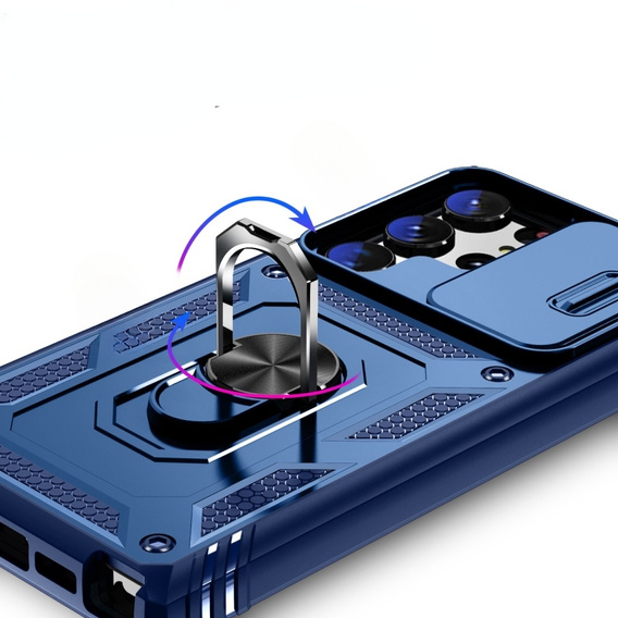 Case for Samsung Galaxy S24 Ultra, CamShield Slide, blue