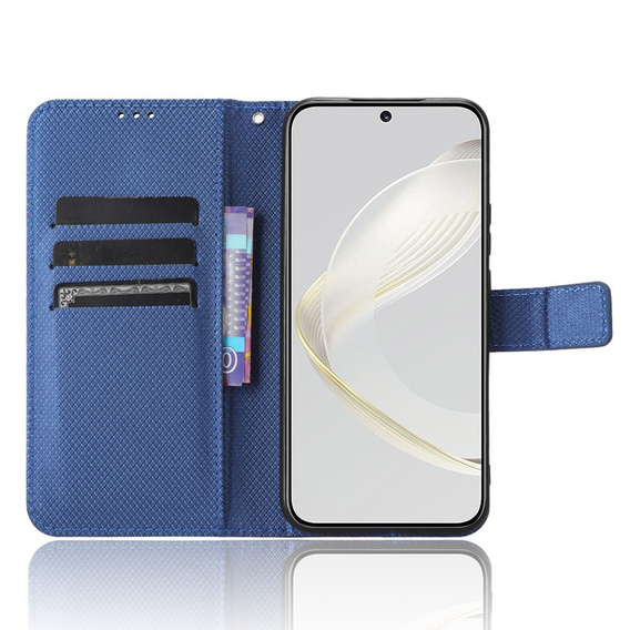 Flip case for Huawei Nova 11, Wallet Smart Magnet, blue