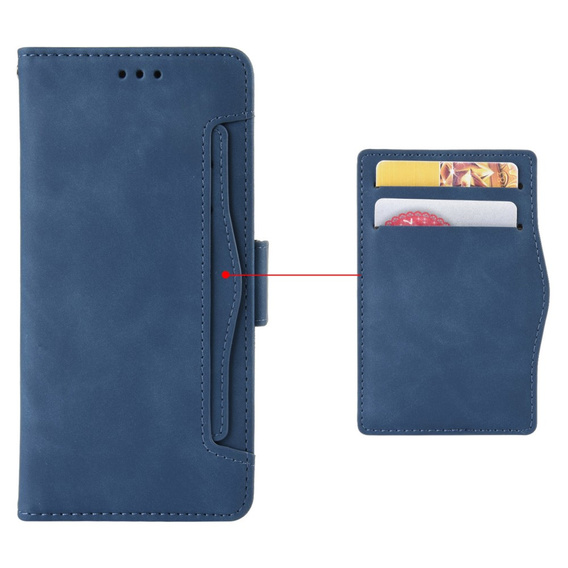 Flip case for Oppo Reno 13 Pro, Card Slot, dark blue
