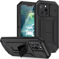 Case for iPhone 13 Pro Max, R-JUST CamShield Slide, armoured, black