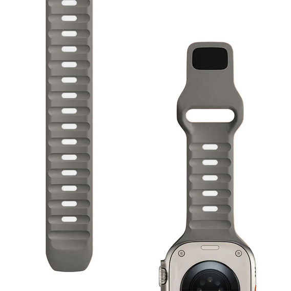 Hollow strap for Apple Watch 1/2/3/4/5/6/7/8/SE/ULTRA 42/44/45/49MM, Dark Grey