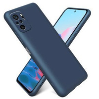 Case for Xiaomi Redmi Note 10 / 10S, Silicone Lite, dark blue