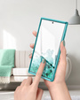 Case for Samsung Galaxy S22 Ultra, Suritch Full Body Marble, green