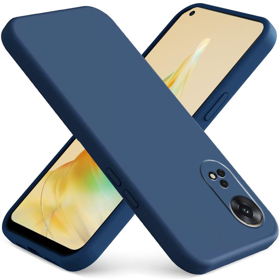 Case for Oppo Reno8 T, Silicone Lite, blue
