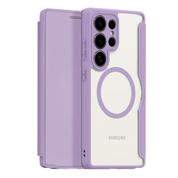 Dux Ducis Case for Samsung Galaxy S25 Ultra, Skin X Pro, MagSafe, purple