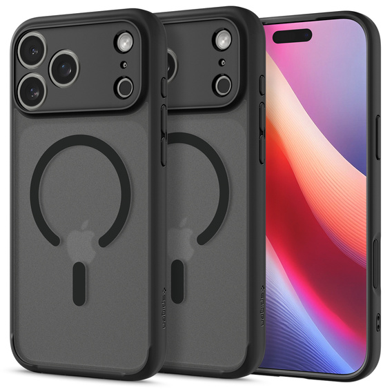 Spigen Ultra Hybrid MagSafe Case for iPhone 17 Pro Max, Frost Black