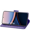 Flip case for Xiaomi Poco F7 Pro, Butterfly, purple