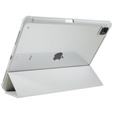 Case for iPad Pro 12.9" 2022/2021/2020 (6/5/4 gen.), Smartcase Hybrid, with stylus space, grey
