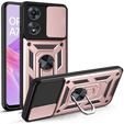 Case for Oppo A78 5G, CamShield Slide, pink rose gold
