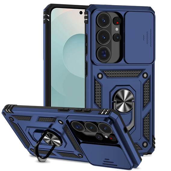 Armoured case with stand and lens cover for Samsung Galaxy S26 Ultra