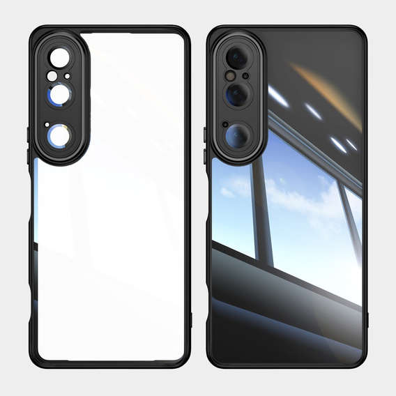 Case for Sony Xperia 1 VI, Fusion Hybrid, with camera protection, transparent / black