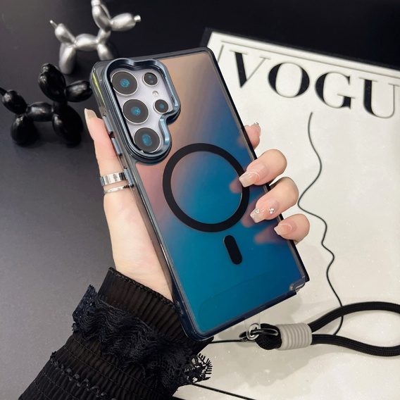 Case for Samsung Galaxy S25 Ultra, GKK Leather, black