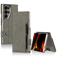 GKK Card Slot Wallet flip case for Samsung Galaxy S26 Ultra, grey