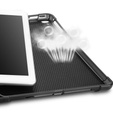 Case for iPad 9.7 2018 / 2017/ Air / Air 2, Smartcase with stylus space, black