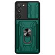 Armored case for Samsung Galaxy S23 Plus, Camera Slide Card Slot, green
