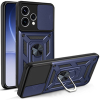 CamShield Slide armoured case with camera cover and ring for Oppo Reno 15, blue