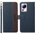 Flip case for Xiaomi 13 Lite, KHAZNEH RFID, blue / brown