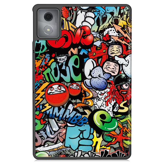 Case for Lenovo Tab K11 Plus, Smartcase, graffiti