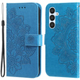 Flip case for Samsung Galaxy A54 5G, Mandala Flower, blue