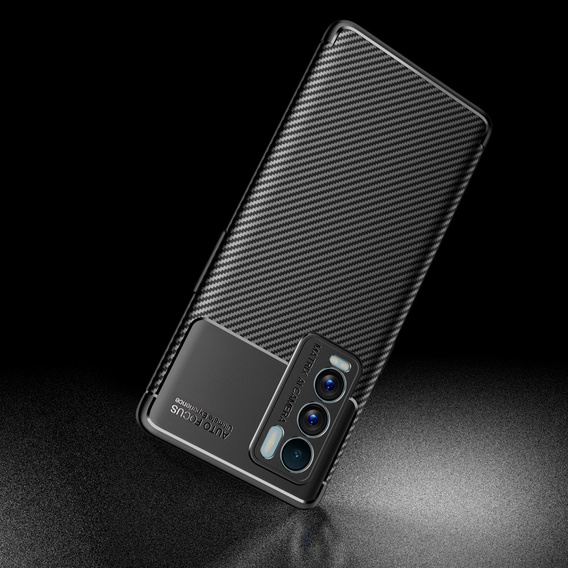 Case for Realme GT Explorer Master, Carbon Gel, black