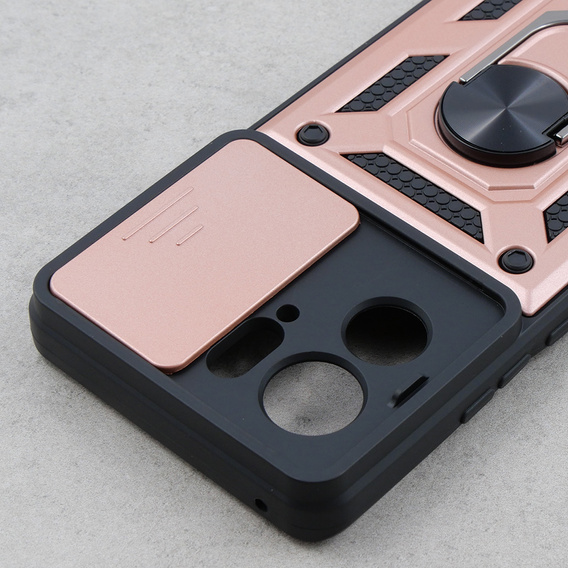 Case for Motorola Edge 40, CamShield Slide, pink rose gold