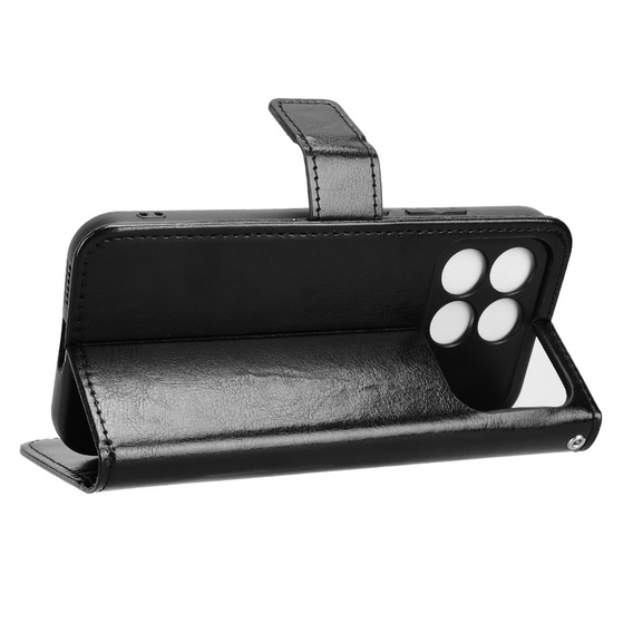 Crazy Horse Wallet flip case for Xiaomi Poco F8 Pro