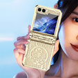 Case for Samsung Galaxy Z Flip7 FE / Z Flip6, Mechanical Legend, gold