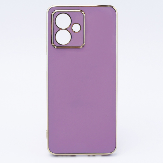 Case for Motorola Moto G54 5G, Glamour CamShield, purple