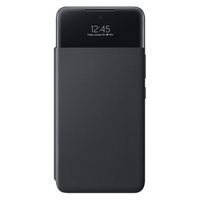 Original Samsung Case for Galaxy A53 5G, S View Wallet Cover, black