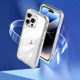 Case for iPhone 14 Pro, Shockproof, with film, transparent