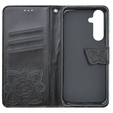 Flip case for Samsung Galaxy S23 FE, Butterfly, black