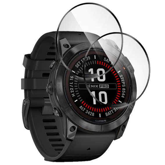 2x ERBORD Hybrid Glass for Garmin Fenix 8 47mm