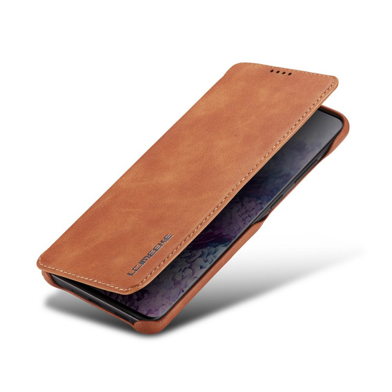 Flip case for Samsung Galaxy S20 FE, LC.IMEEKE, brown
