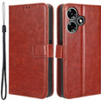 Flip case for Infinix Hot 30, Crazy Horse Wallet, brown