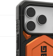Urban Armor Gear case for iPhone 17 Pro Max, Monarch Pro MagSafe, Orange