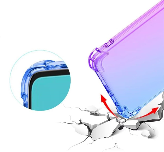 Case for Xiaomi Redmi Note 14 Pro, Gradient Dropproof, Purple / blue