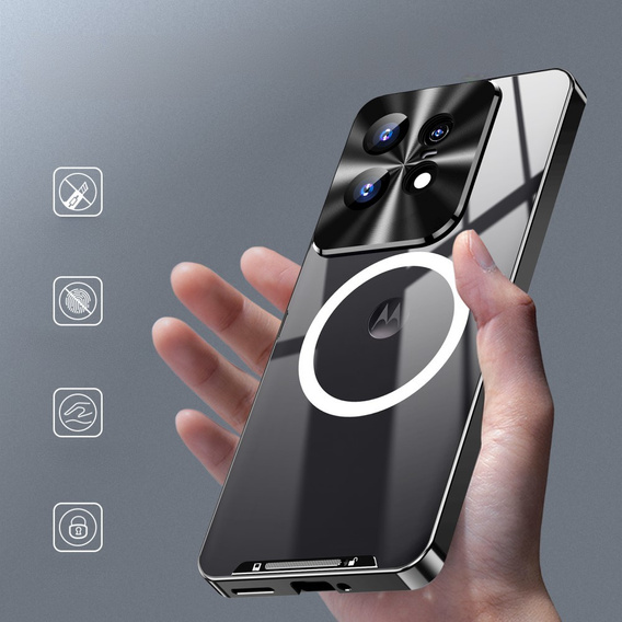 Camera Protection Case for Motorola Edge 50 Pro 5G, CamShield MagSafe, black