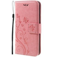 Flip case for iPhone 7/8/SE 2020/SE 2022, Butterfly, pink
