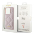 Guess Quilted Metal Logo Case for iPhone 15 Pro