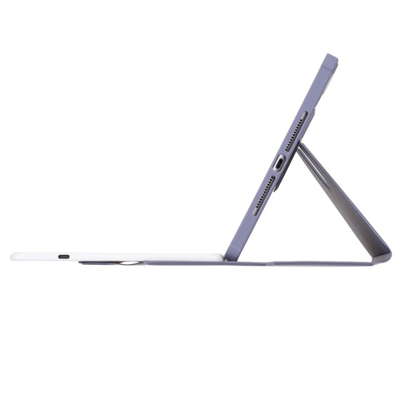 Keyboard case for iPad 11" 2025 A16 (11 gen.) / iPad 10.9" 2022 (10 gen.), Rotary 360° Leather, purple