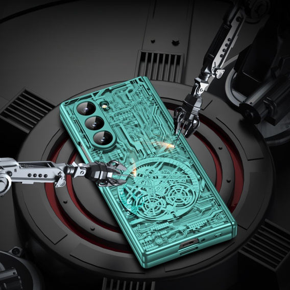 Case for Samsung Galaxy Z Fold6 5G, Mechanical Legend, green