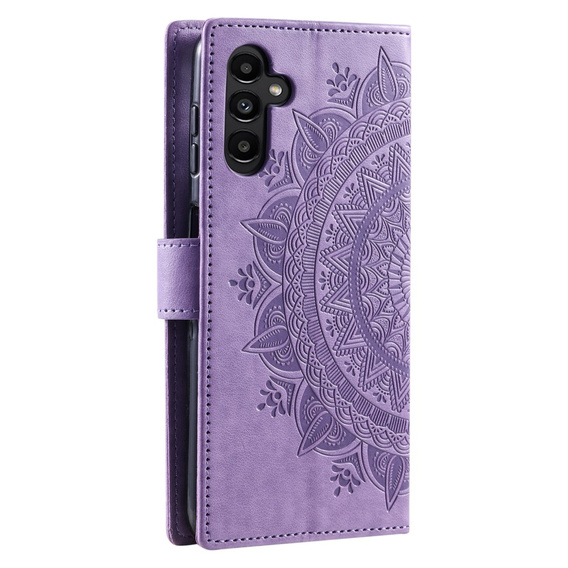 Flip case for Samsung Galaxy A34 5G, Mandala, purple