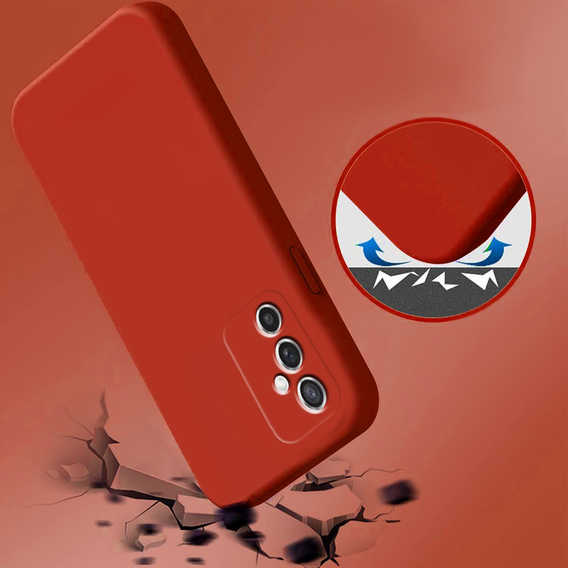 Case for Samsung Galaxy M52 5G, Silicone Lite, red