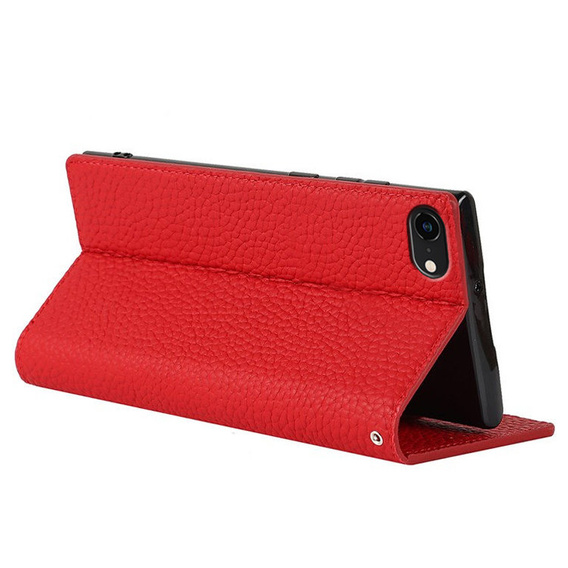 Leather case for iPhone 7/8/SE 2020/SE 2022, ERBORD Grain Leather, red
