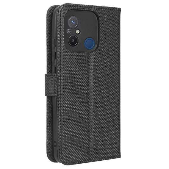 Flip case for Xiaomi Redmi 12C, Wallet, Smart Magnet, black