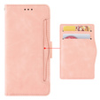 Flip case for Xiaomi Redmi Note 13 Pro+, Card Slot, pink