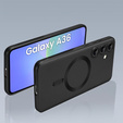Case for Samsung Galaxy A36, ColorMag, for MagSafe, black + 9H tempered glass