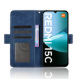 Flip case for Xiaomi Redmi 15C 4G/LTE, Card Slot, dark blue