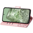 Flip case for Google Pixel 8A, Butterfly, pink rose gold